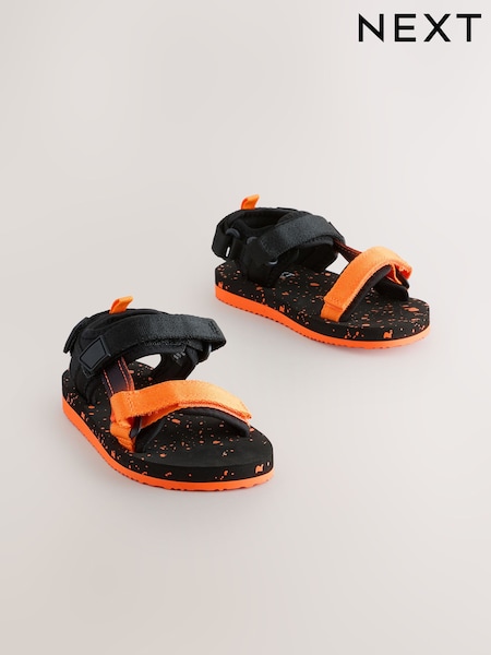 Orange Wide Fit (G) Trekker Sandals (AM3496) | £14 - £16