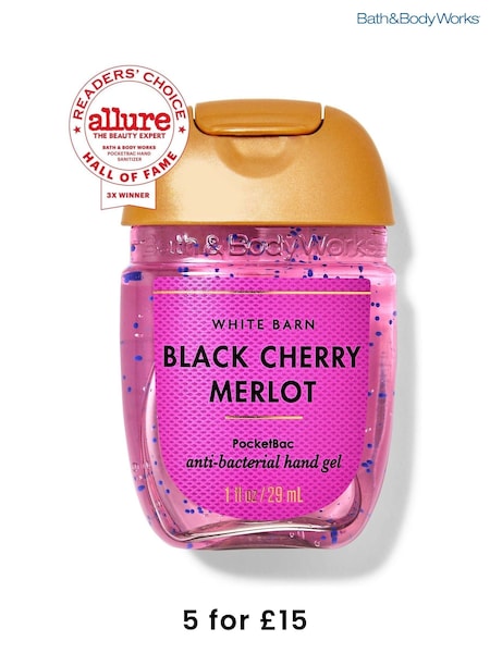 Bath & Body Works Black Cherry Merlot Pocket Bac Hand Sanitizer 1 fl oz / 29 mL (AM3607) | £4
