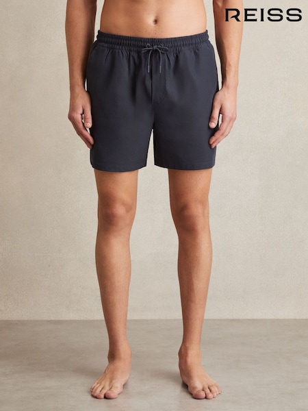 Reiss Navy Cliff Drawstring Swim Shorts (AM3666) | £58