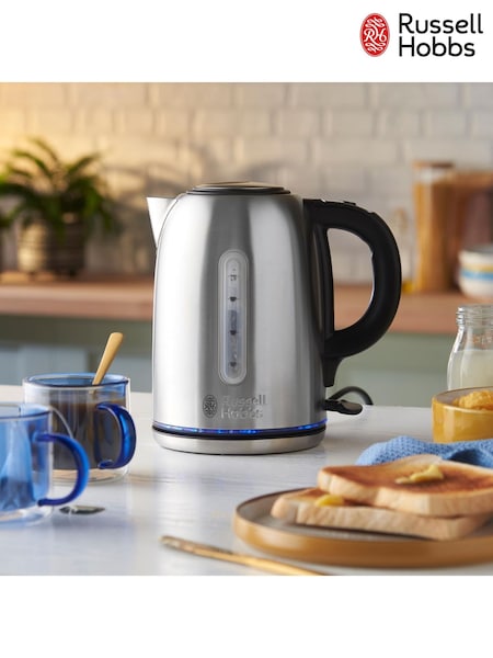 Russell Hobbs Polished Stainless Steel Buckingham Kettle (AM4084) | £35