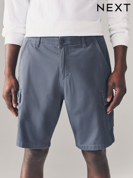 Blue Stretch Cargo Shorts (AM4109) | £26