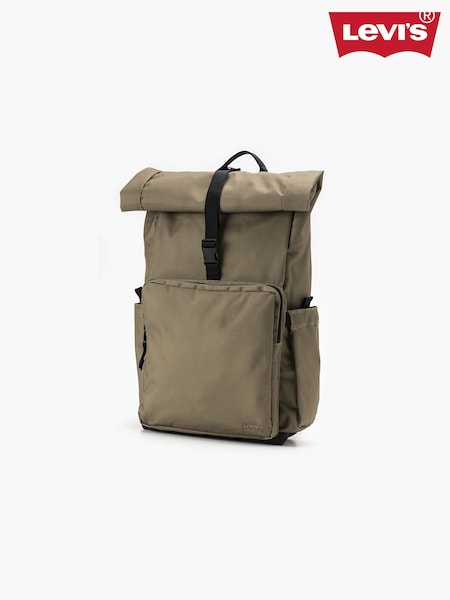 Levi's® Khaki/Stone LPack Rolltop Commuter Backpack (AM4113) | £65