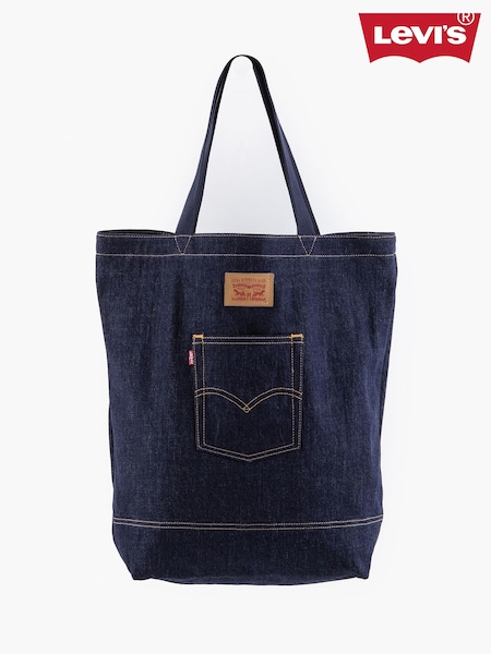 Levi's® Denim Dark Blue Back Pocket Denim Tote Bag (AM4118) | £35