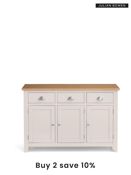 Julian Bowen Elephant Grey Euro Oak Richmond Sideboard (AM4564) | £580