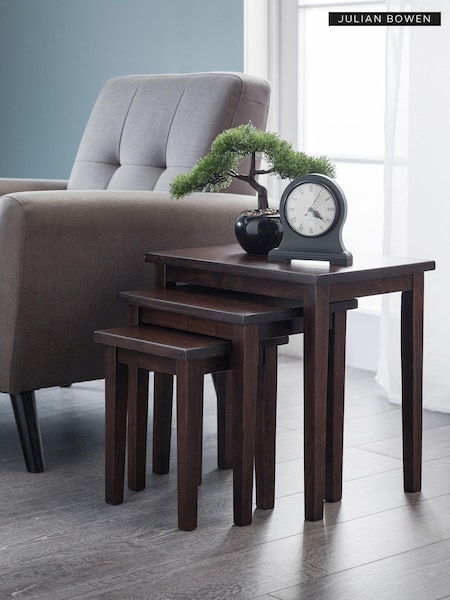 Julian Bowen Mahogany Cleo Nest Of Tables (AM4578) | £105