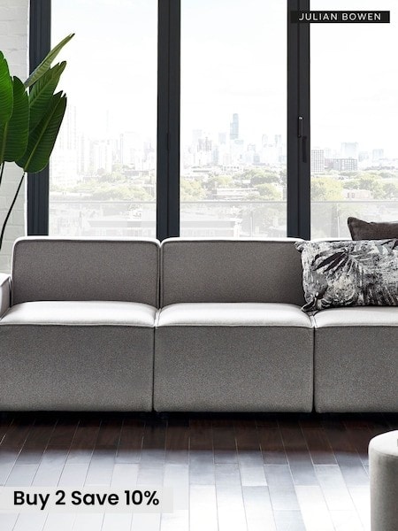 Julian Bowen Grey Lago Modular Sofa (AM4592) | £995