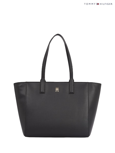 Tommy Hilfiger Black Tote Bag With Soft Logo (AM4875) | £140