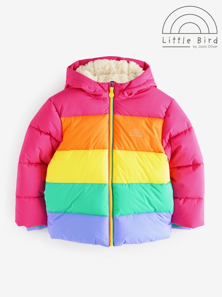 Little Bird by Jools Oliver Multi Shower Resistant Padded Coat (AM5041) | £48 - £54