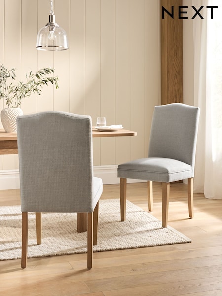 Set of 2 Grey Malvern Dining Chairs (AM5114) | £230