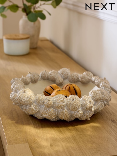 Natural Pumpkin Design Decorative Bowl (AM5169) | £34
