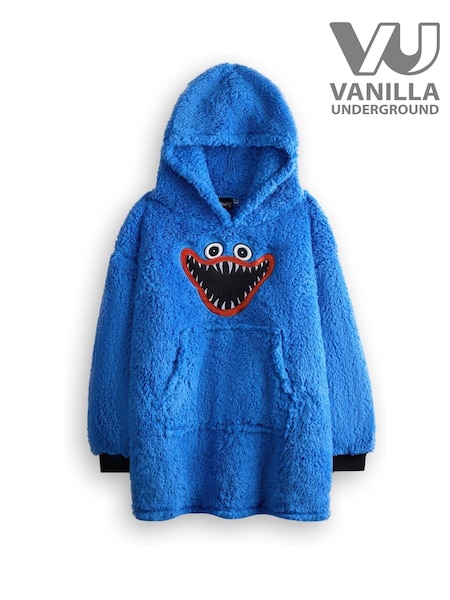 Vanilla Underground Blue Boys Poppy Playtime Blanket Hoodie (AM5224) | £27