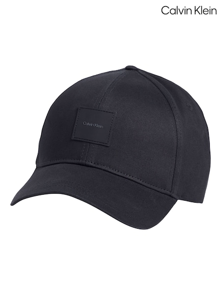 Calvin Klein Black 100% Cotton Baseball Cap (AM5493) | £40