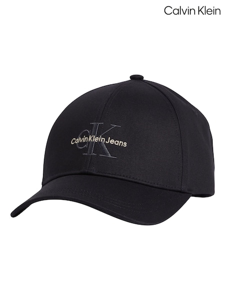 Calvin Klein Black 100% Cotton Embroidered Cap (AM5525) | £40