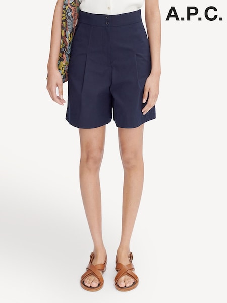 A.P.C. Blue Orlane Shorts (AM5663) | £255