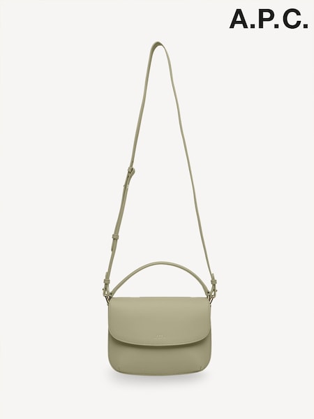 A.P.C. Green Sarah Shoulder Mini Bag (AM5674) | £520