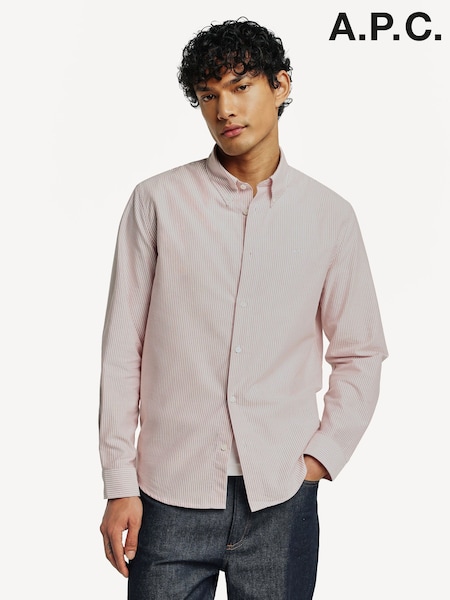 A.P.C. Red Greg Shirt (AM5675) | £200