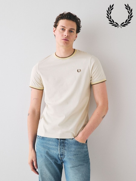 Fred Perry Twin Tipped Logo T-Shirt (AM5733) | £50