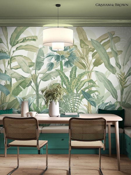 Graham & Brown Sage Congo Fixed 4M Mural (AM5944) | £300