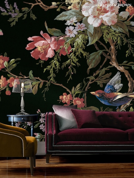 Graham & Brown Black Venetian Fixed 4M Mural (AM5959) | £300