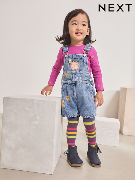 Denim Cosmic Dungarees Set (3mths-7yrs) (AM5976) | £27 - £31