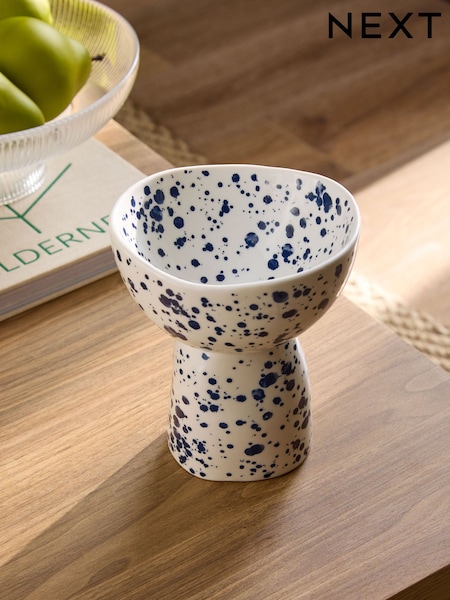Blue Splatter Ceramic Trinket Bowl (AM6278) | £14