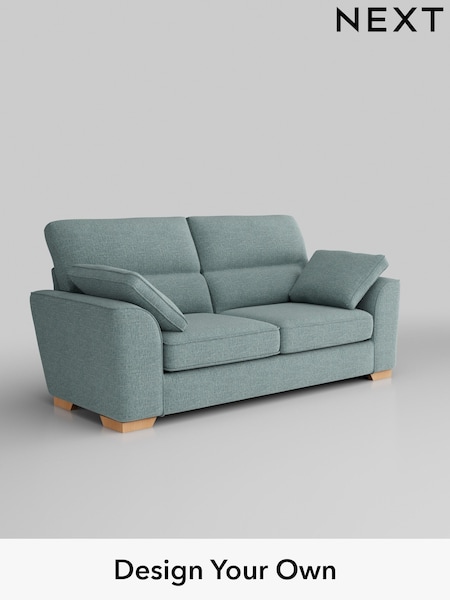 Chunky Chenille/Light Teal Green Stamford Highback (AM6285) | £1,299