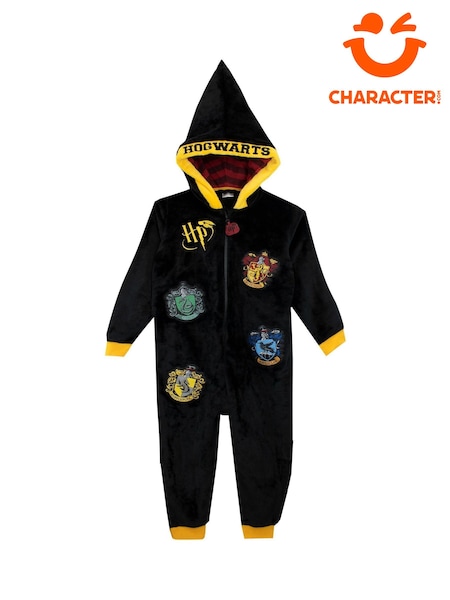 Character Harry Potter Fleece All-In-One with Hogwarts Houses (AM6391) | £26
