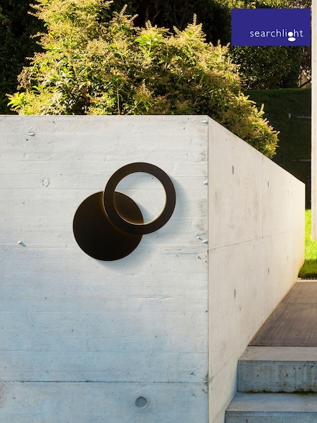 Searchlight Black Duel LED Outdoor Wall Light (AM6416) | £48