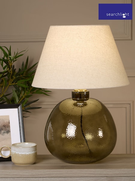 Searchlight Green and Gold Forest 1 Light Table Lamp (AM6446) | £106