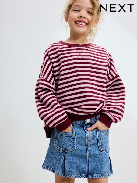 Mid Blue Denim Pocket Denim Skirt (3-16yrs) (AM6578) | £14 - £19