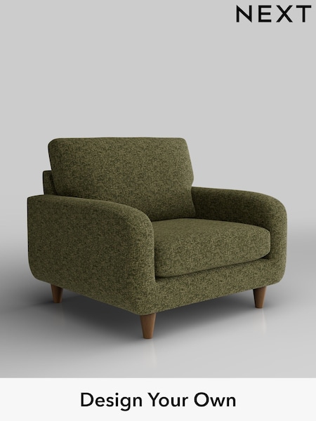 Chunky Chenille/Dark Moss Green Camden (AM6592) | £650