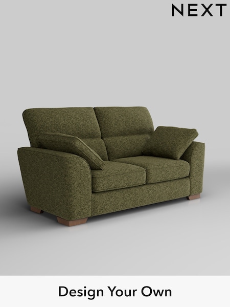 Chunky Chenille/Dark Moss Green Stamford Highback (AM6593) | £1,199
