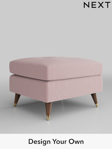 Natural Mix/Light Rose Pink Wilson Buttoned Back (AM6752) | £399