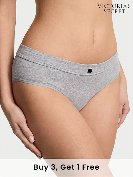 Victoria's Secret Grey Heather Hipster Cotton Logo Knickers (AM6794) | £9
