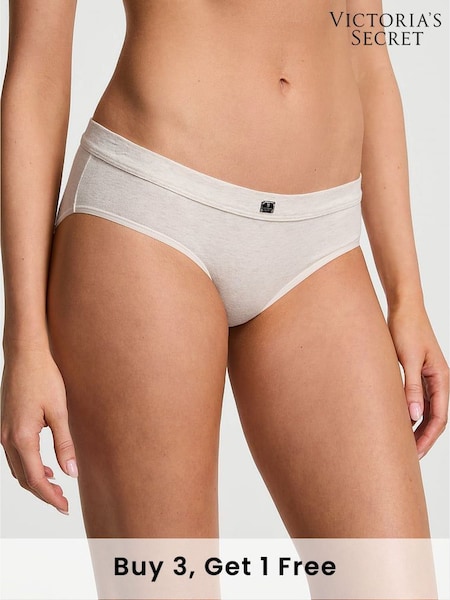 Victoria's Secret Nude Heather Hipster Cotton Logo Knickers (AM6800) | £9