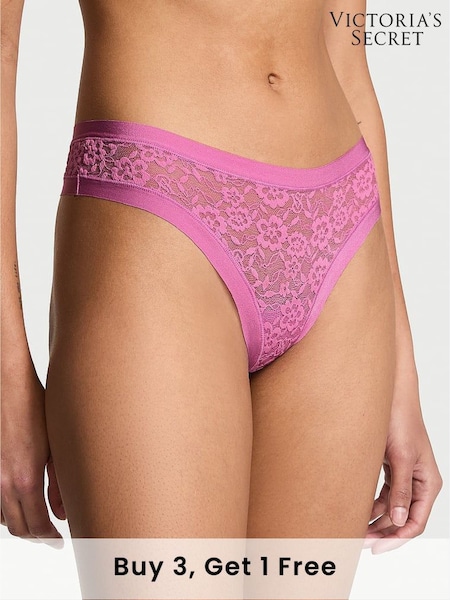 Victoria's Secret Cocktail Purple Thong Knickers (AM6827) | £9