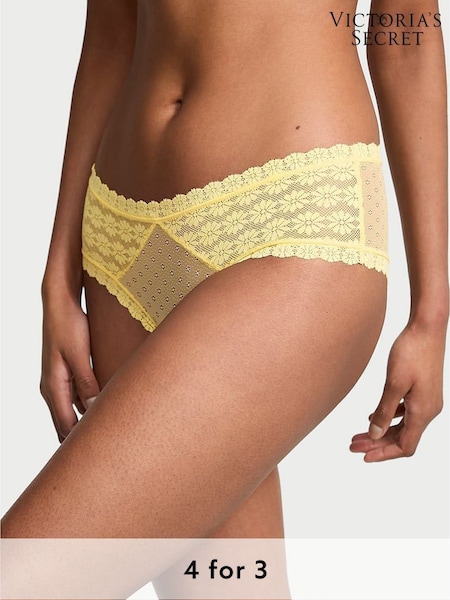 Victoria's Secret Yellow Tulip Cheeky Knickers (AM6836) | £9