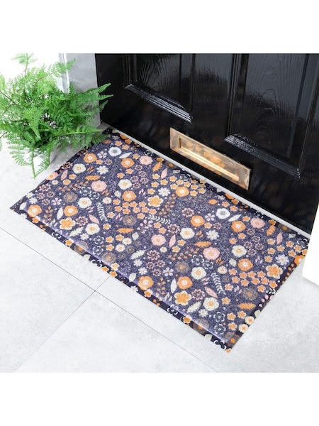 Artsy Mats Purple Flower Pattern Doormat (AM7105) | £25