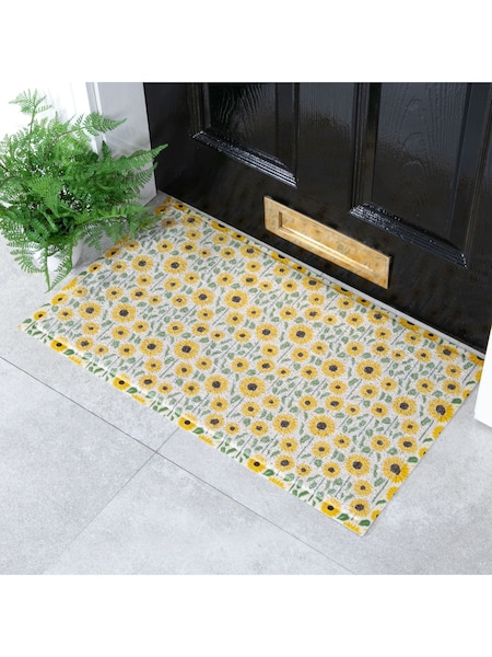 Artsy Mats Yellow Sunflower Pattern Doormat (AM7114) | £25