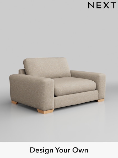 Boucle Weave Easy Clean/Dark Natural Houghton Deep Relaxed Sit (AM7240) | £1,099