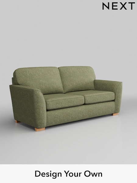 Chunky Boucle Easy Clean/Mid Green Malvern (AM7250) | £1,075
