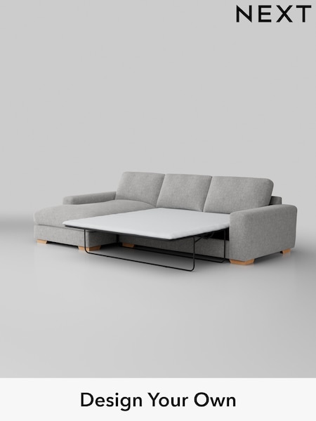 Chunky Chenille/Light Grey Houghton Deep Relaxed Sit (AM7263) | £2,825