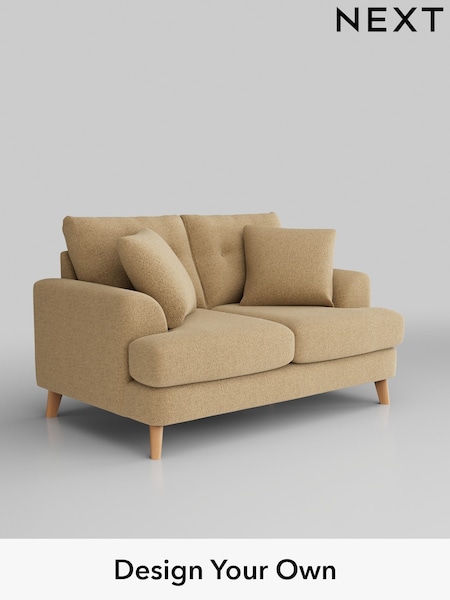 Chunky Chenille/Mid Camel Brown Parker Buttoned Back (AM7285) | £1,225