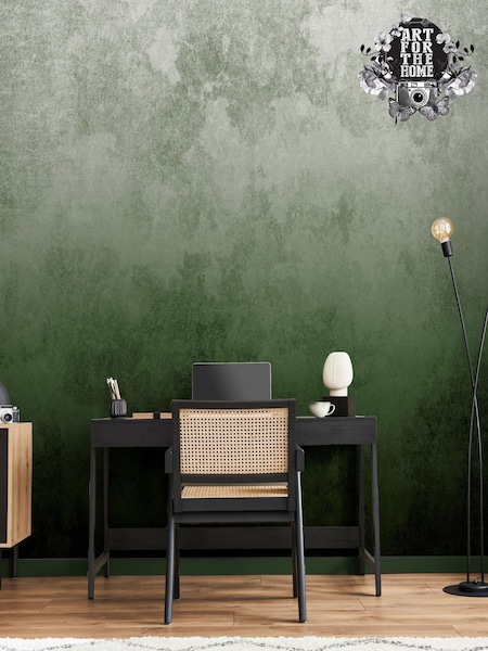 Art For The Home Green Ombre Fixed Size 3M Mural (AM7332) | £195