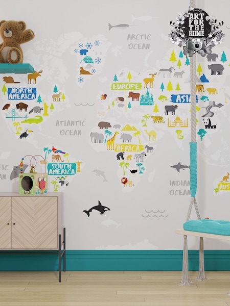 Art For The Home Multi The Explorer Fixed Size 3M Mural (AM7346) | £195