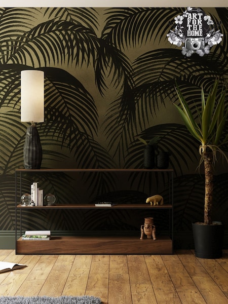 Art For The Home Sage Palm Silhouette Fixed Size 3M Mural (AM7364) | £195