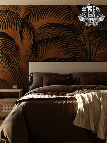 Art For The Home Sunset Palm Silhouette Fixed Size 3M Mural (AM7371) | £195