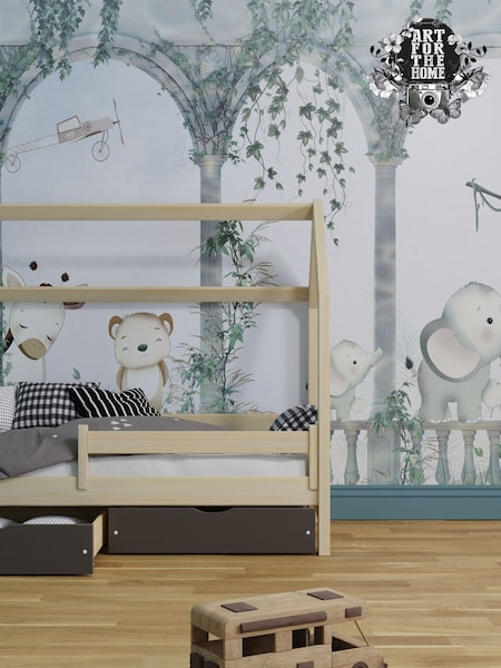 Art For The Home Blue Animal Arch Fixed Size 4M Mural (AM7375) | £240