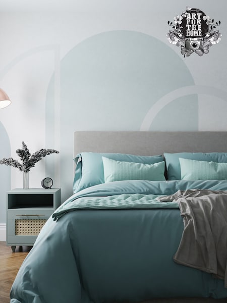 Art For The Home Blue Linear Arch Fixed Size 4M Mural (AM7389) | £240