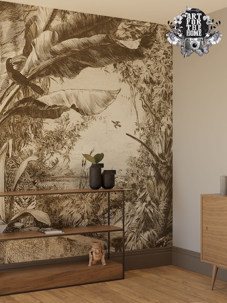 Art For The Home Black/White Jungle Book Fixed Size 3M Mural (AM7402) | £195